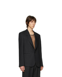 Мужской черный пиджак от Random Identities