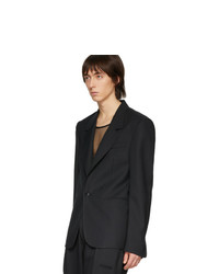 Мужской черный пиджак от Random Identities