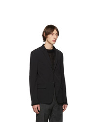 Мужской черный пиджак от Prada