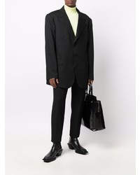 Мужской черный пиджак от Raf Simons