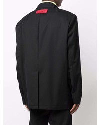 Мужской черный пиджак от Raf Simons