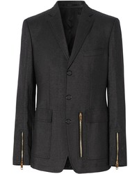 Мужской черный пиджак от Burberry
