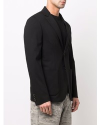 Мужской черный пиджак от Dondup