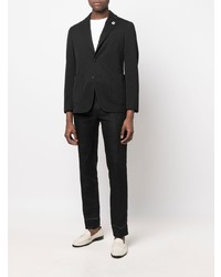 Мужской черный пиджак от Lardini