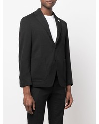 Мужской черный пиджак от Lardini