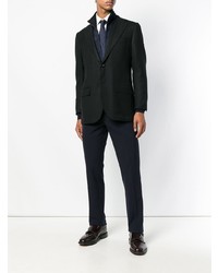 Мужской черный пиджак от Kiton