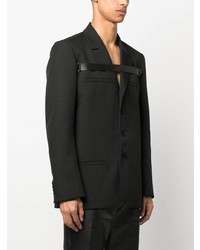 Мужской черный пиджак от Courrèges