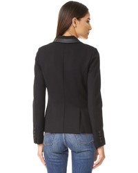 Женский черный пиджак от David Lerner