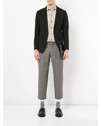 Мужской черный пиджак от ESTNATION