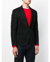 Мужской черный пиджак от Dondup