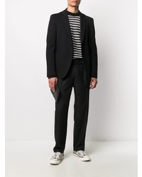 Мужской черный пиджак от Dondup