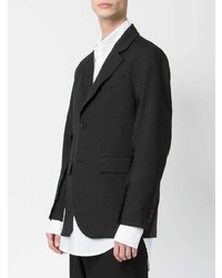 Мужской черный пиджак от Yang Li