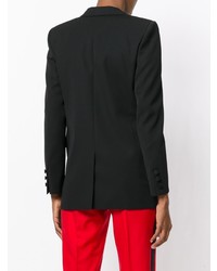 Женский черный пиджак от Saint Laurent