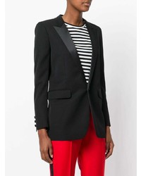 Женский черный пиджак от Saint Laurent