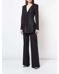 Женский черный пиджак от Christian Siriano