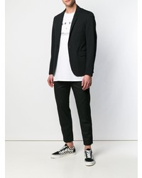 Мужской черный пиджак от Dondup