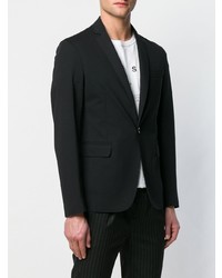 Мужской черный пиджак от Dondup