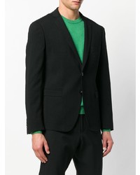 Мужской черный пиджак от Tonello