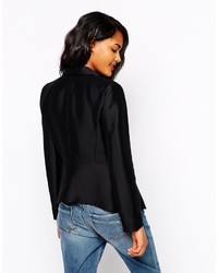 Женский черный пиджак от Sportmax