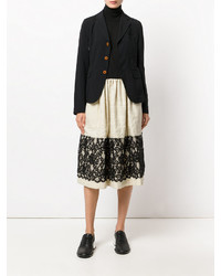 Женский черный пиджак от Comme des Garcons