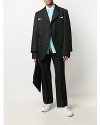 Мужской черный пиджак от Comme Des Garcons Homme Plus