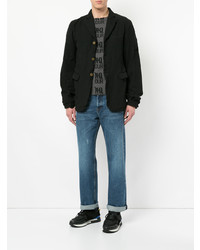 Мужской черный пиджак от Comme Des Garçons Vintage