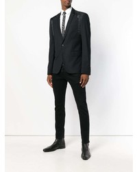 Мужской черный пиджак от Les Hommes Urban