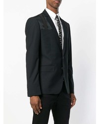 Мужской черный пиджак от Les Hommes Urban