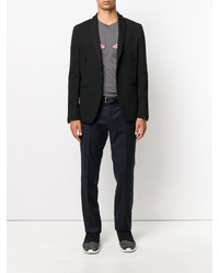 Мужской черный пиджак от Fendi