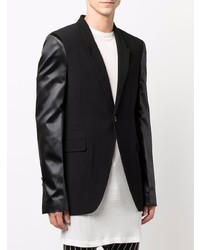 Мужской черный пиджак от Rick Owens