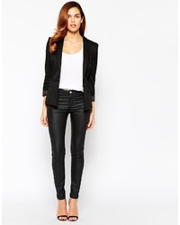 Женский черный пиджак от Warehouse