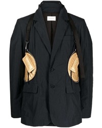 Мужской черный пиджак от Craig Green