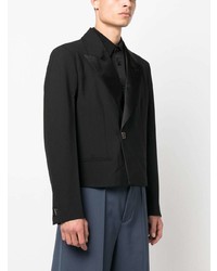 Мужской черный пиджак от Ambush