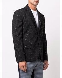 Мужской черный пиджак от Marni