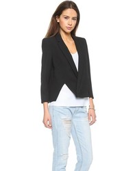 Женский черный пиджак от Smythe