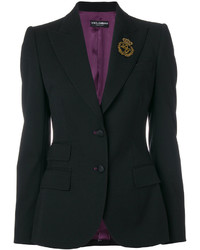 Женский черный пиджак от Dolce & Gabbana