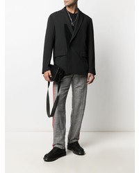 Мужской черный пиджак от 424