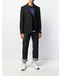 Мужской черный пиджак от Golden Goose