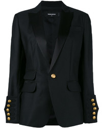 Женский черный пиджак от Dsquared2