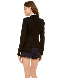 Женский черный пиджак от Smythe