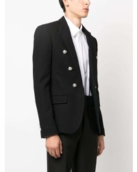 Мужской черный пиджак от Balmain