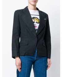 Женский черный пиджак от Yves Saint Laurent Vintage