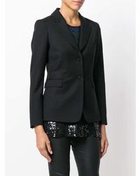 Женский черный пиджак от P.A.R.O.S.H.