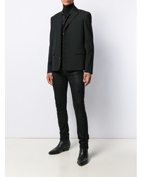 Мужской черный пиджак от Saint Laurent