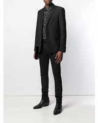 Мужской черный пиджак от Saint Laurent