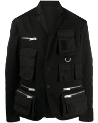 Мужской черный пиджак от Heron Preston