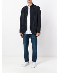 Мужской черный пиджак от Herno