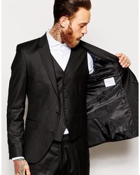 Мужской черный пиджак от Selected