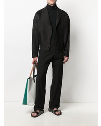 Мужской черный пиджак от Ambush