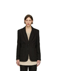 Мужской черный пиджак от Isabel Benenato